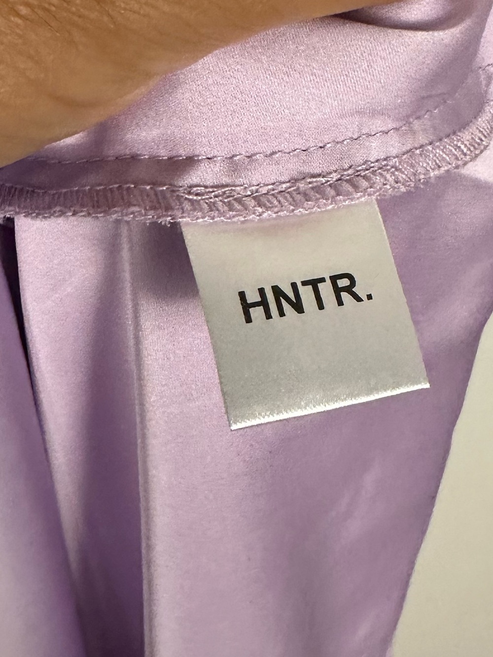 Hntr The Label Lilac Satin Strapless Hugo Gown Women’s Sz S NWT - Picture 9 of 9